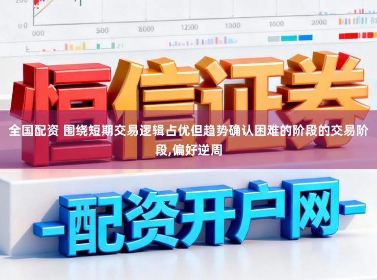 全国配资 围绕短期交易逻辑占优但趋势确认困难的阶段的交易阶段，偏好逆周