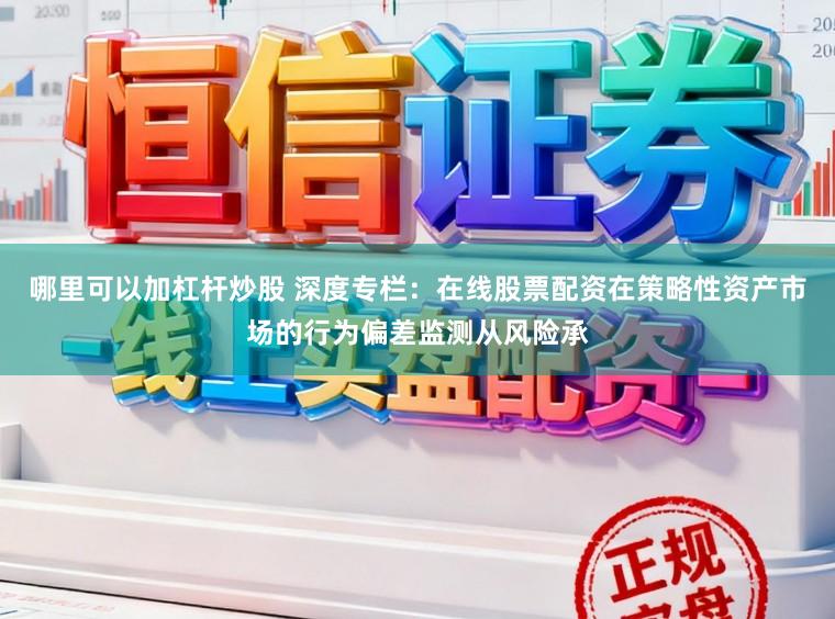哪里可以加杠杆炒股 深度专栏：在线股票配资在策略性资产市场的行为偏差监测从风险承